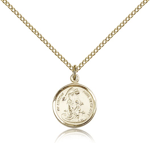Petite Guardian Angel Pendant - 14KT Gold Filled