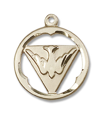 Holy Spirit Medal - 14K Solid Gold