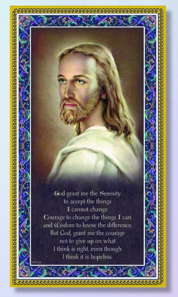 Serenity Italian Prayer Plaque - Multi-Color