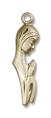 Madonna Medal - 14K Solid Gold