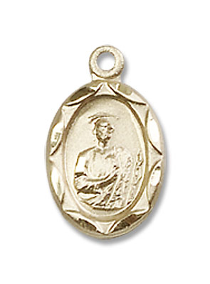 Petite St. Jude Medal - 14K Solid Gold