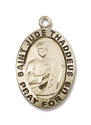 Women's St. Jude Medal - 14K Solid Gold