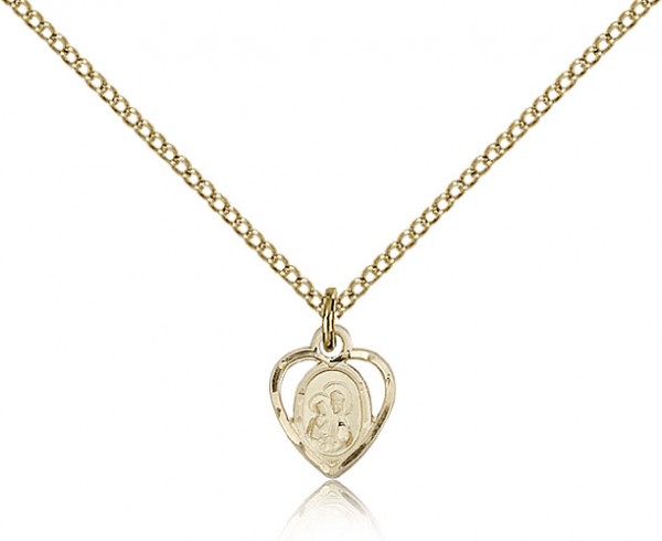 Our Lady of Perpetual Help Medal - 14KT Gold Filled