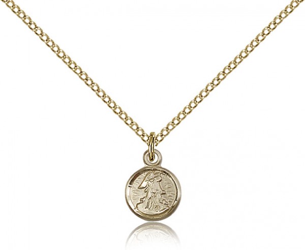 Petite Guardian Angel Medal - 14KT Gold Filled