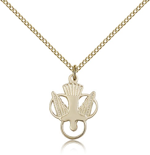 Holy Spirit Unity Medal - 14KT Gold Filled