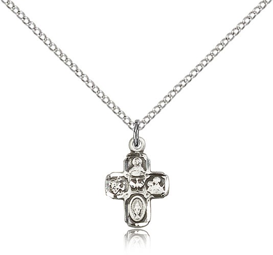 Women's 4-Way Pendant - Sterling Silver