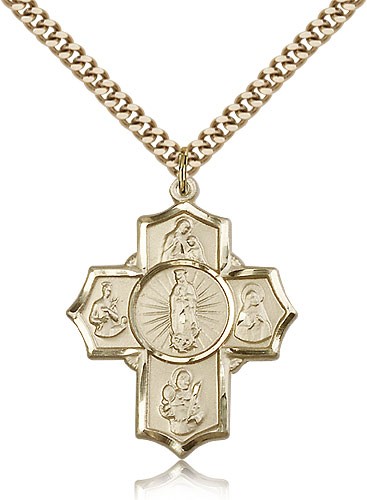 Large Motherhood Pendant 5-Way - 14KT Gold Filled