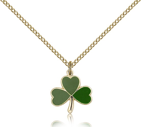 Petite Shamrock Pendant - 14KT Gold Filled