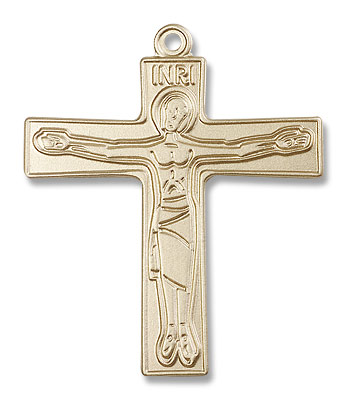 Cursillio Cross Pendant - 14K Solid Gold