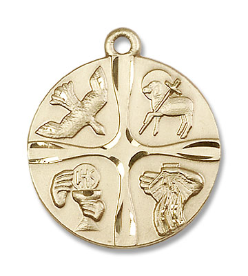 Sacrament Pendant - 14K Solid Gold