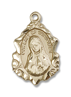 Our Lady of Guadalupe Medal - 14K Solid Gold