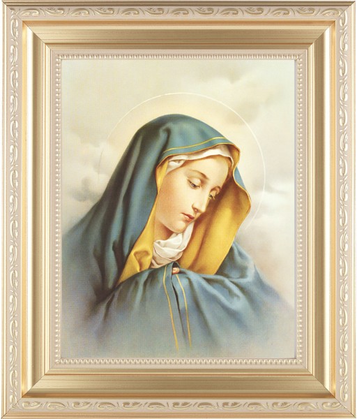 Sorrowful Mary 8x10 Framed Print Under Glass - #138 Frame