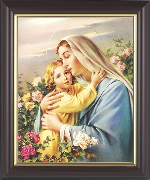 Madonna and Child in the Garden 8x10 Framed Print Under Glass - #133 Frame