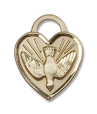 Confirmation Heart Pendant - 14KT Gold Filled