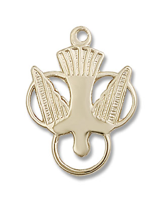 Holy Spirit Unity Medal - 14K Solid Gold