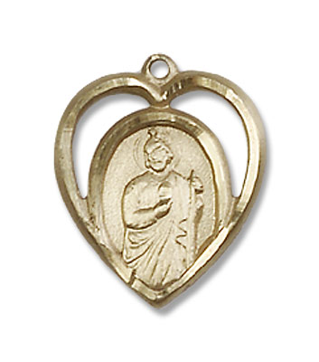 St. Jude Medal - 14K Solid Gold