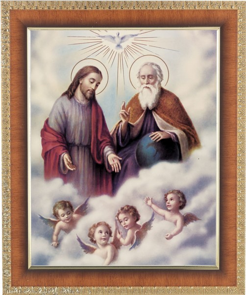 Holy Trinity 8x10 Framed Print Under Glass - #122 Frame