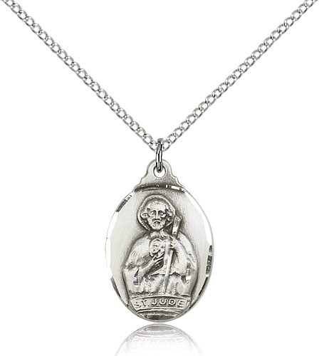 Women's St. Jude Medal - Sterling Silver