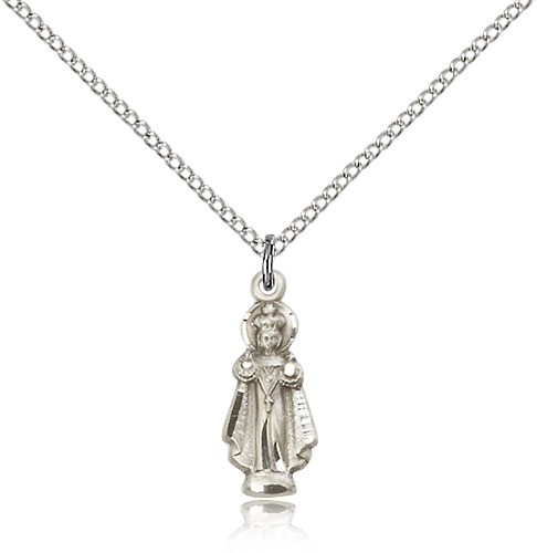 Infant of Prague Medal - Sterling Silver