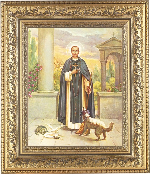 St. Martin dePorres 8x10 Framed Print Under Glass - #115 Frame