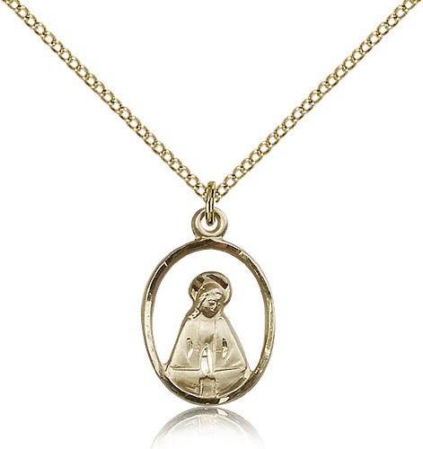 Madonna Medal - 14KT Gold Filled