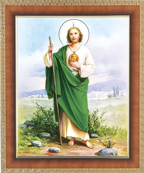 St. Jude 8x10 Framed Print Under Glass - #122 Frame
