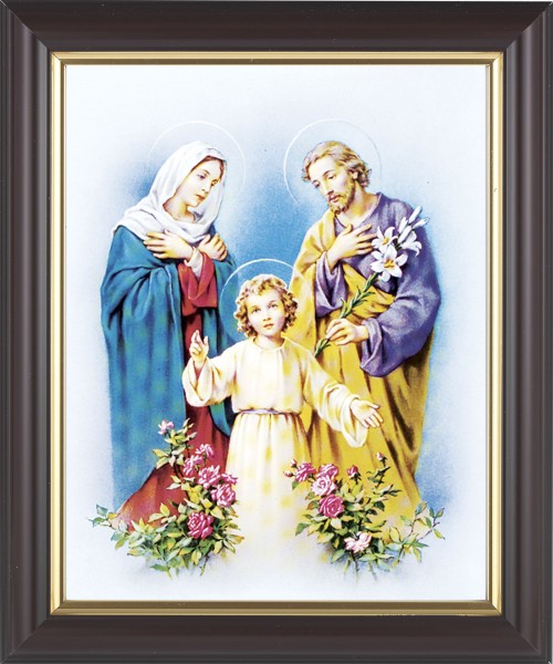 Holy Family 8x10 Framed Print Under Glass - #133 Frame