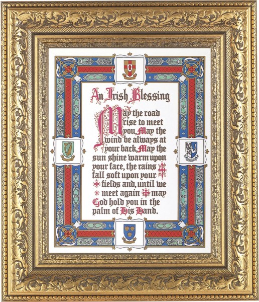 An Irish Blessing 8x10 Framed Print Under Glass - #115 Frame