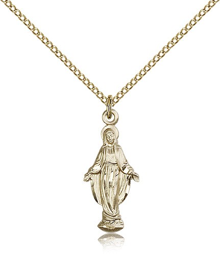 Our Lady of Grace Medal - 14KT Gold Filled