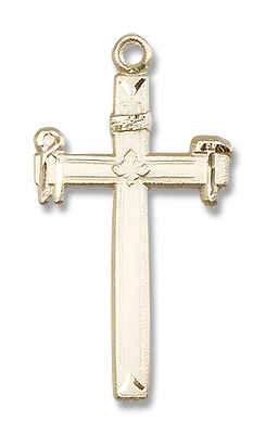 Carpenter Cross Pendant - 14K Solid Gold