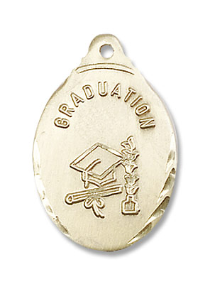 Women's Graduation Necklace - 14K Solid Gold