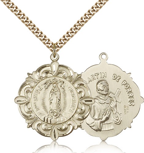 Our Lady of Guadalupe Medal - 14KT Gold Filled
