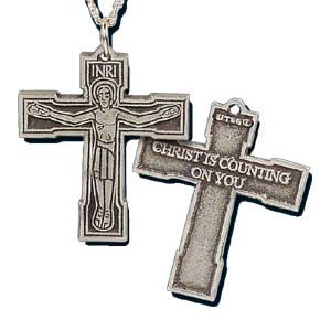 Cursillo Cross Pendant - Pewter
