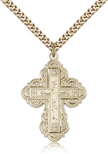 Irene Cross Medal - 14KT Gold Filled