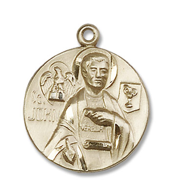 St. John The Apostle Medal - 14K Solid Gold