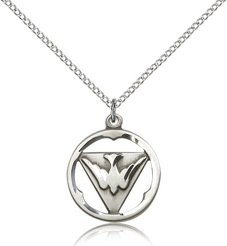 Holy Spirit Medal - Sterling Silver
