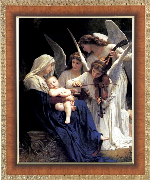 Heavenly Melody Madonna 8x10 Framed Print Under Glass - #122 Frame