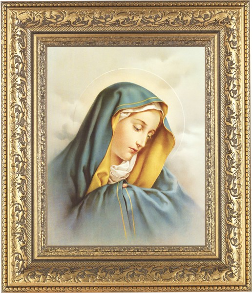 Sorrowful Mary 8x10 Framed Print Under Glass - #115 Frame