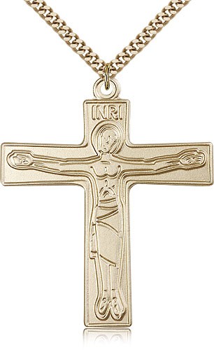 Cursillio Cross Pendant - 14KT Gold Filled