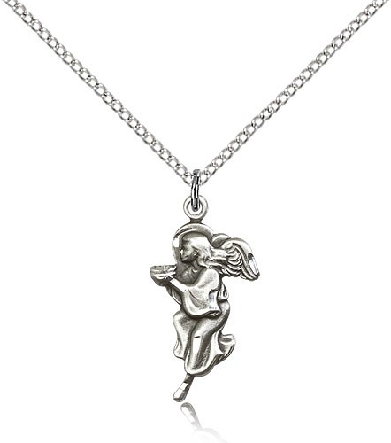 Guardian Angel Medal - Sterling Silver