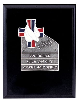 Confirmation Plaque - Black