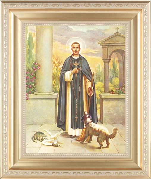 St. Martin dePorres 8x10 Framed Print Under Glass - #138 Frame
