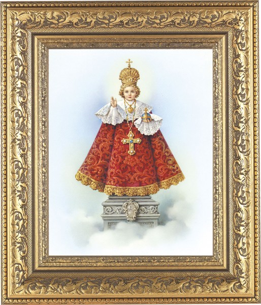 Infant of Prague 8x10 Framed Print Under Glass - #115 Frame