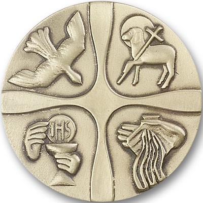 Christian Life Visor Clip - Antique Gold