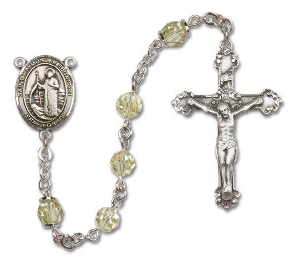 Raymond of Penafort RosaryHeirloom Fancy Crucifix - Zircon