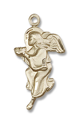 Guardian Angel Medal - 14K Solid Gold