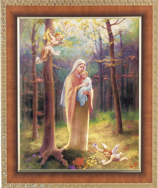 Madonna of the Woods 8x10 Framed Print Under Glass - #122 Frame