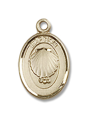 Baptism Pendant - 14K Solid Gold