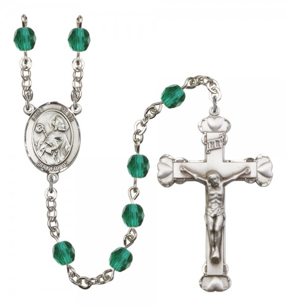 Women's St. Kevin Birthstone Rosary - Zircon