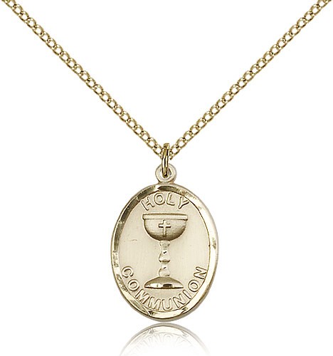 Holy Communion Pendant - 14KT Gold Filled
